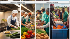 Diferença entre segurança dos alimentos e segurança alimentar